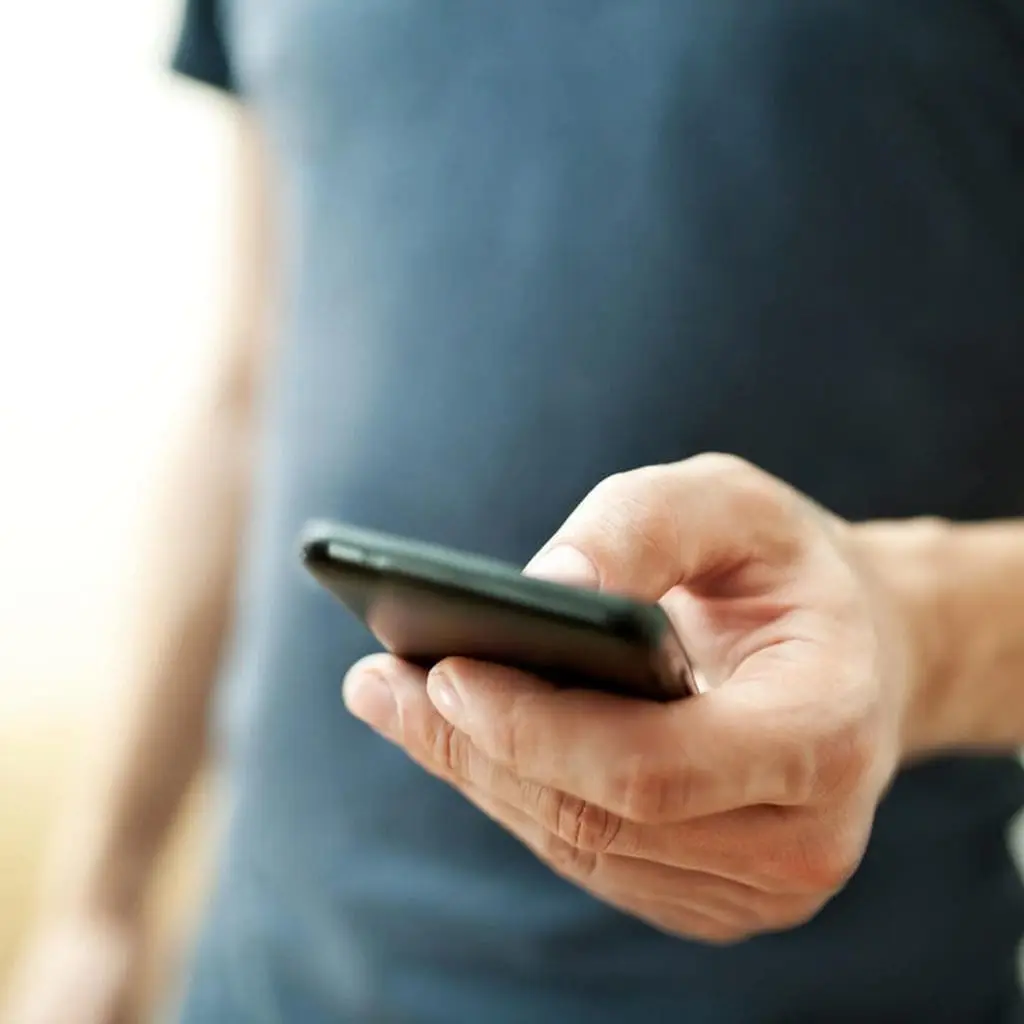 Phone in hand